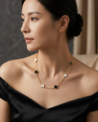 Collier Chance » — en clin d'œil aux trèfles, porte-bonheur élégant